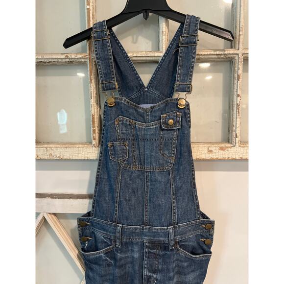 Gap size XS womens denim jean overalls - Picture 2 of 3